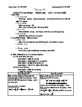 Giáo án Đại số Giải tích 11 - Nâng cao - Tiết 16: Một số dạng phương trình lượng giác cơ bản (tiếp)