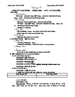 Giáo án Đại số Giải tích 11 - Nâng cao - Tiết 17: Một số dạng phương trình lượng giác cơ bản (tiếp)