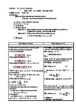 Giáo án Đại số lớp 11 nâng cao tiết 75, 76: Đạo Hàm và ý nghĩa của đạo hàm