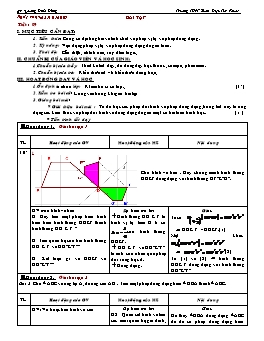 Giáo án Hình học 11 CB tiết 9: Bài tập