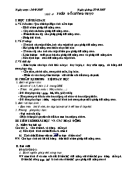 Giáo án Hình học 11 - Nâng cao - Tiết 4: Phép đối xứng trục