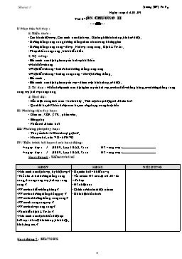 Giáo án Hình học 11: Ôn chương II