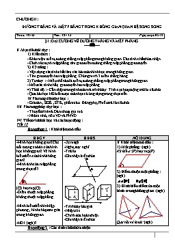 Giáo án Hình học 11 tiết 12 đến 34