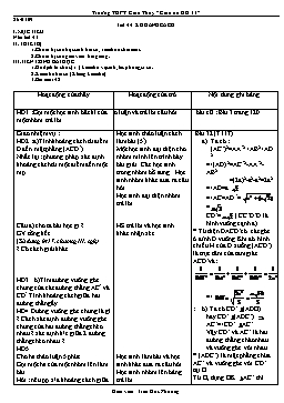 Giáo án Hình học 11 tiết 44: Khoảng cách