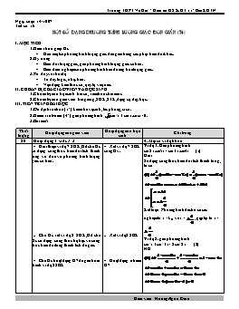 Giáo án Đại Số 11 - Ban KHTN - Tiết 16: Một số dạng phương trình lượng giác đơn giản (t4)