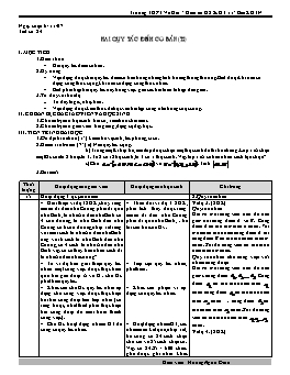 Giáo án Đại Số 11 - Ban KHTN - Tiết 24: Hai quy tắc đếm cơ bản (t2)