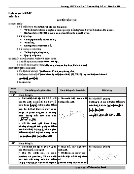 Giáo án Đại Số 11 - Ban KHTN - Tiết 5: Luyện tập (t2)