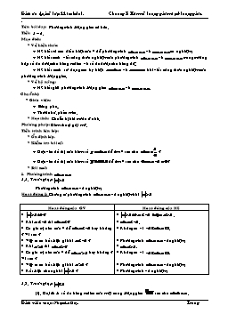 Giáo án Đại số lớp 11 (cơ bản) tiết 5, 6: Phương trình lượng giác cơ bản