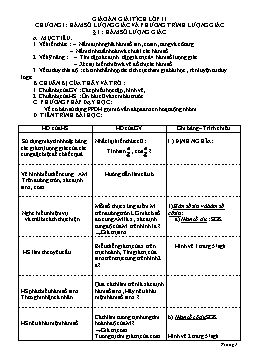 Giáo án Giải tích lớp 11 trọn bộ