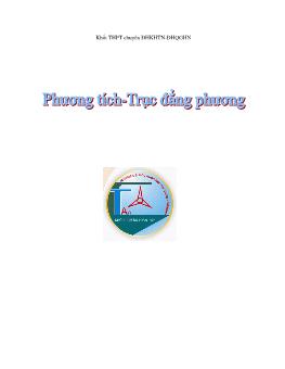 Chuyên đề Phương tích - Trục đẳng phương