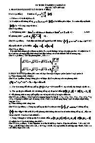 Đề thi thử đại học môn Toán - Đề 163