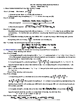 Đề thi thử đại học môn Toán - Đề 178