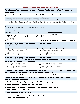 Kiểm tra 1 tiết Hình 11 - Chương 1