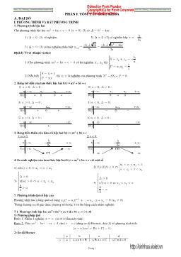 Ôn tập kiến thức, kĩ năng giải đề thi ĐH - CĐ môn Toán