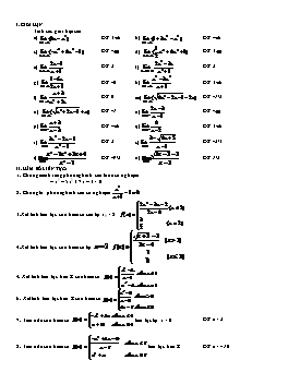 Ôn thi lại Toán 11